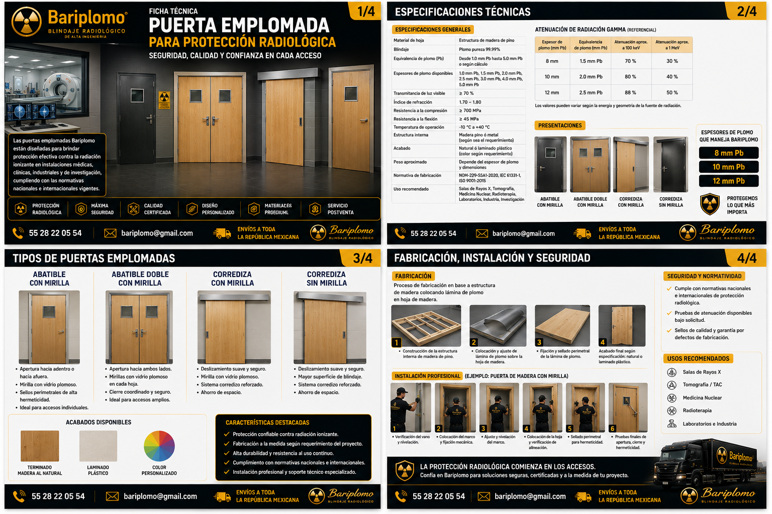 Ficha Técnica Puerta Emplomada